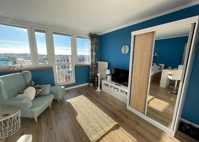 Apartament Z Pieknym Widokiem Na Zachodni Szczecin