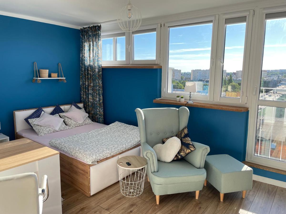 Z Pieknym Widokiem Na Zachodni Apartment Stettin